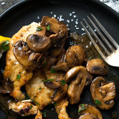 Recipes | Champagne Chicken & Mushrooms